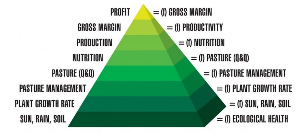 Sustainability in farming includes consistent profits and high productivity with minimal inputs